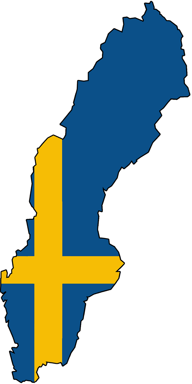 Map of Sweden